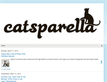 Tablet Screenshot of catsparella.com